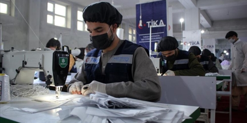 TİKA Afganistan'da 100 bin maske dağıtacak